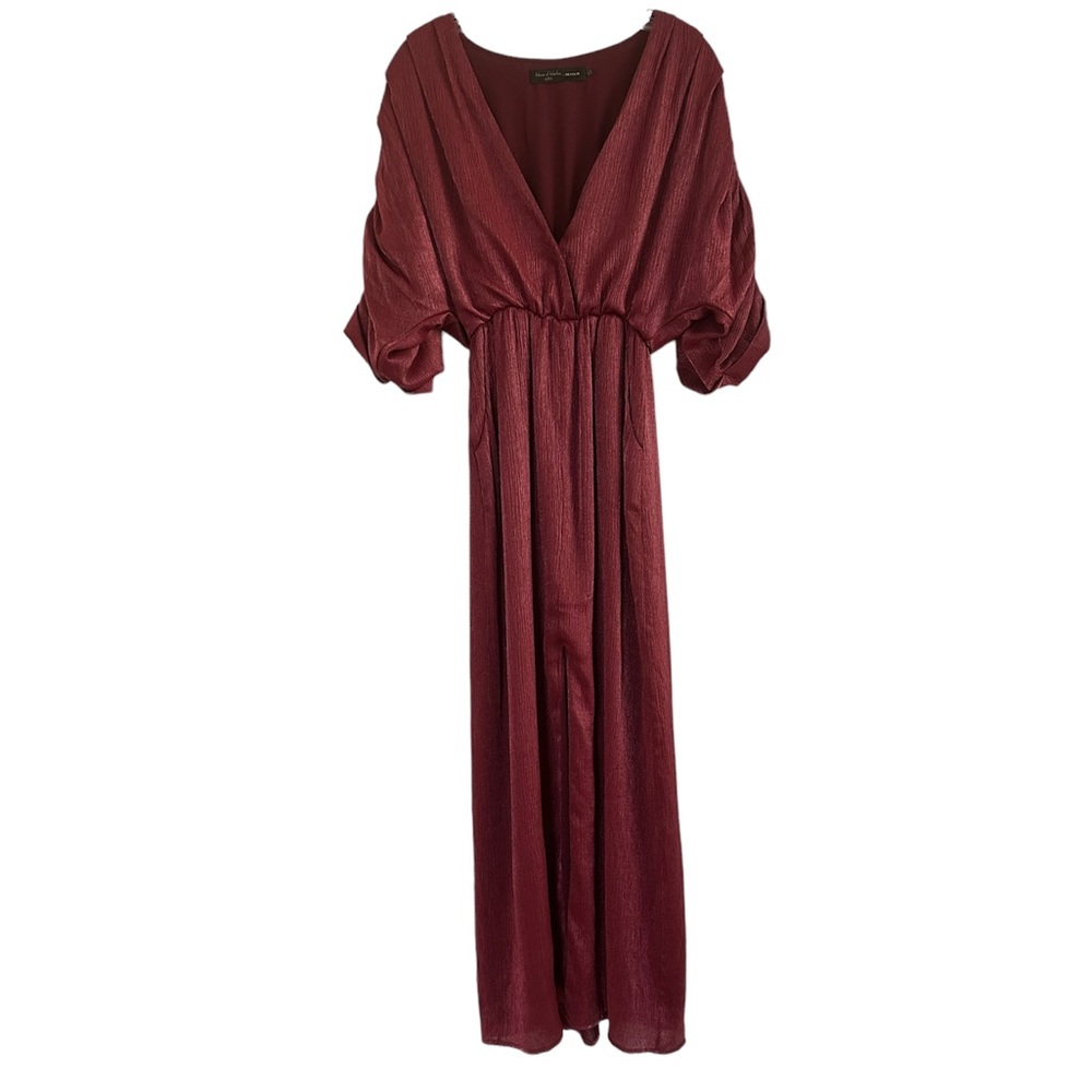 House Of Harlow X Revolve Rhea Maxi Dress Raspberry Red Size S - Picture 4 of 10